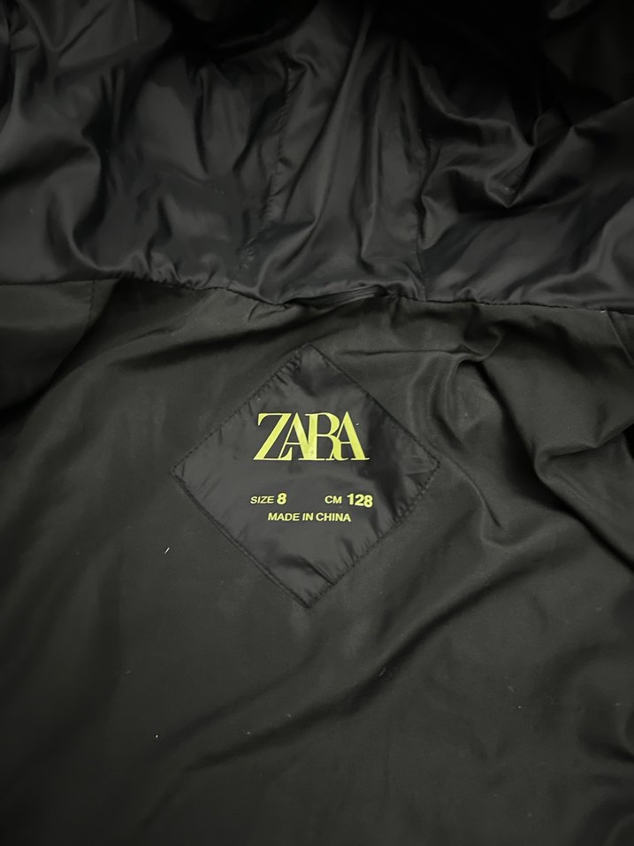 Düğmeli Siyah erkek çocuk mont - Görsel 3