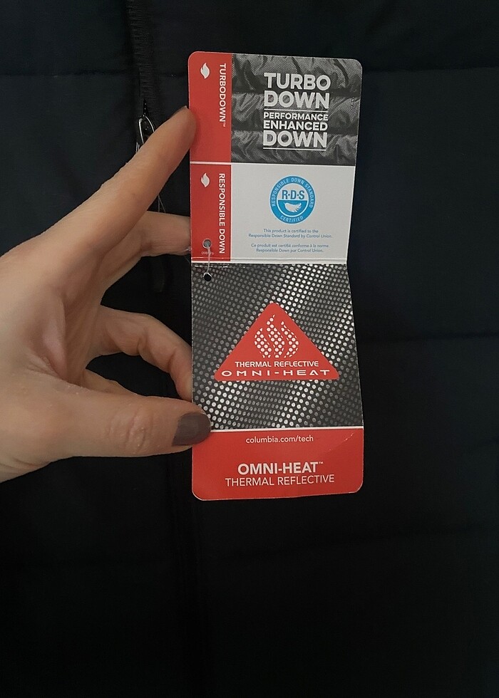 Columbia Erkek Kaz Tüyü Mont XS - Görsel 2