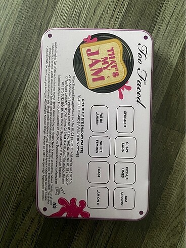 Too Faced Too Faced That's My Jam Far Paleti