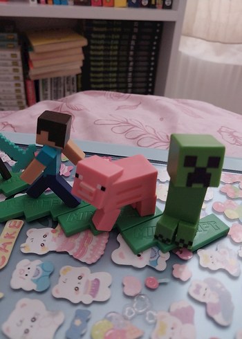  Beden Minecraft Çoklu Renkli Aksiyon Figürleri