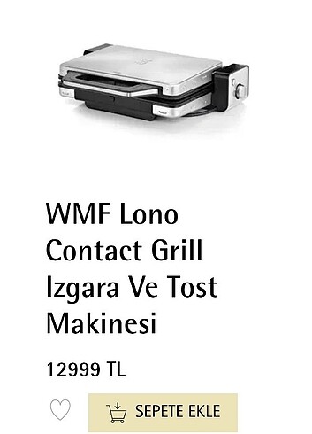 WMF ORİJİNAL TOST MAKİNESİ