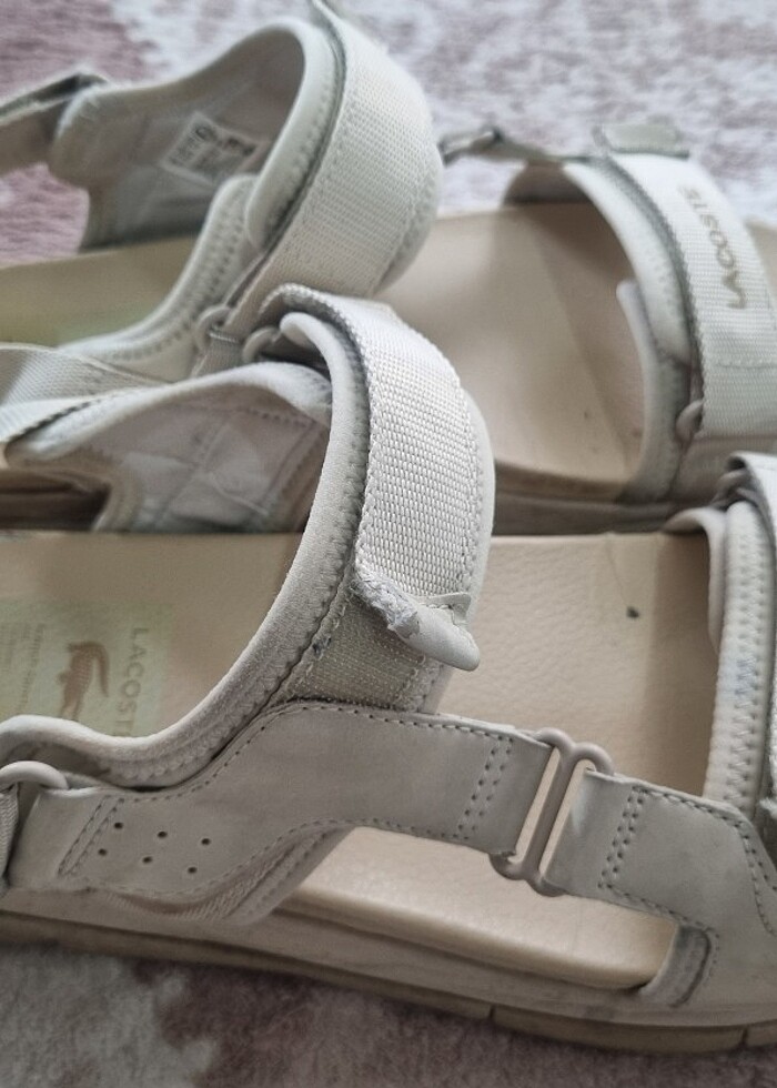 ORİJİNAL LACOSTE ERKEK SANDALET  - Görsel 5