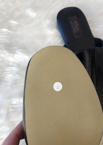 Erkek Siyah Minimalist Ev Terliği - Görsel 4