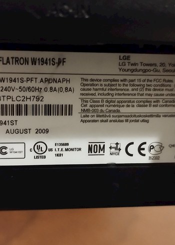 Siyah LG Monitör - Görsel 3