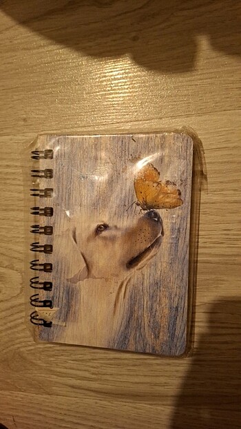  Ahşap kapaklı defter