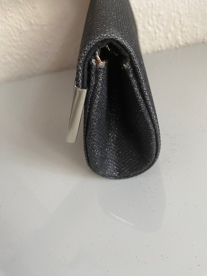 Siyah Modern Klasik Tokalı Kadın Portföy Çanta - Görsel 3