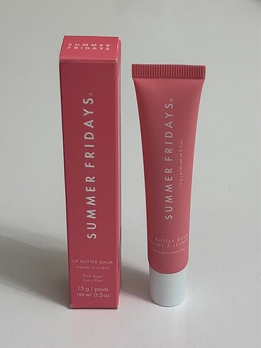 Summer fridays pink sugar lip butter balm