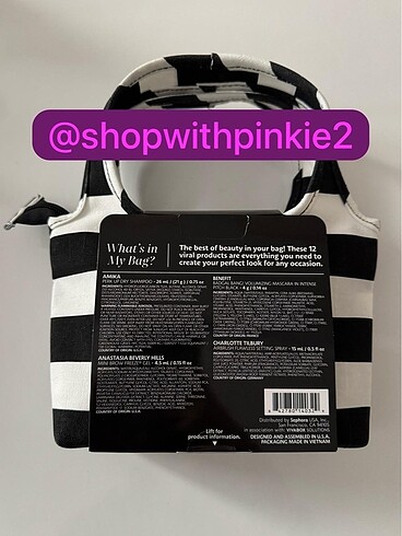 Beden Renk Sephora favorites whats in my bag set