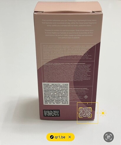 Beden Renk Rare Beauty find comfort mini losyon ve parfüm seti