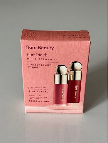 Rare beauty lip & cheek ikili mini set