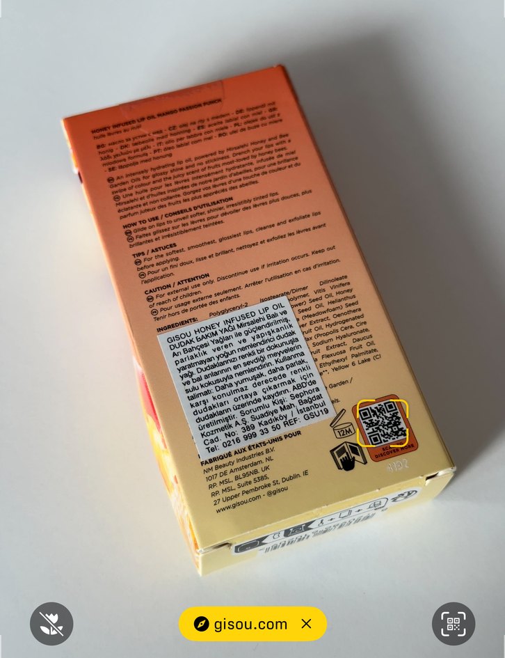 Gisou mango passion lip oil - Görsel 4