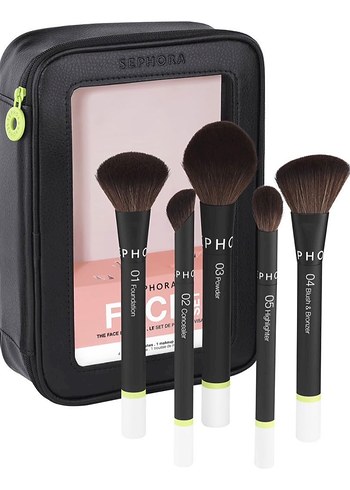 Beden Renk Sephora çantalı makyaj fırçası seti