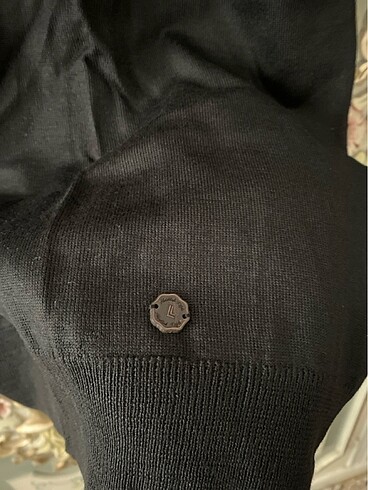 3xl Beden Abdullah Kiğılı V yaka siyah 4XL süveter