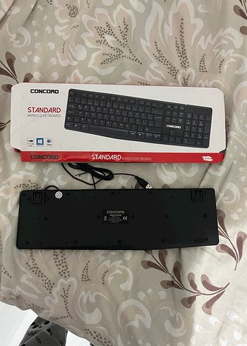 Concord Siyah Standart Kablolu Klavye - Görsel 2
