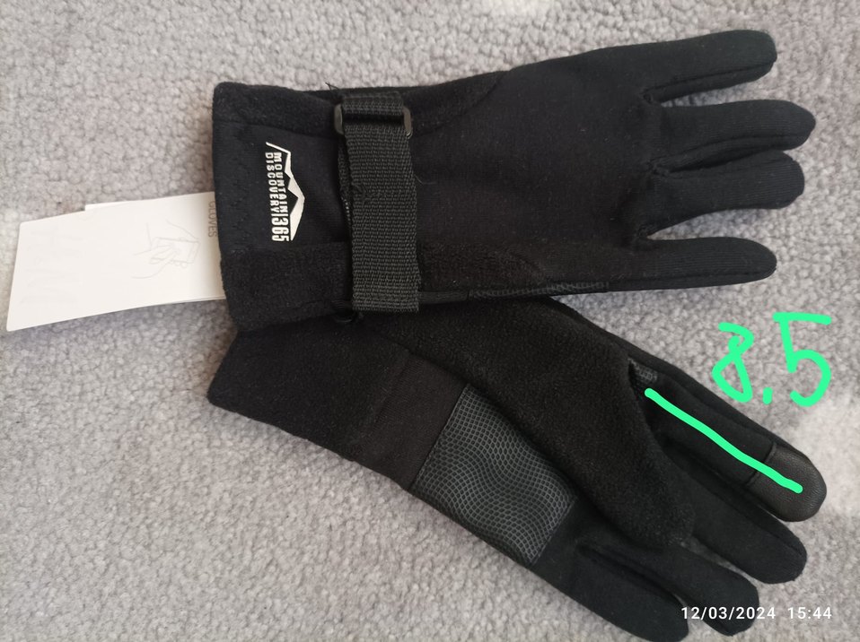 Siyah Çocuk Spor Eldiveni Telefon - Görsel 2