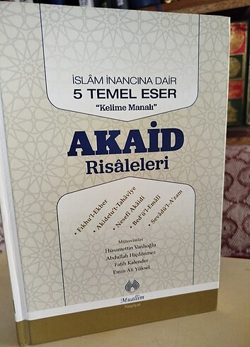 İslam inancına dair 5 temel eser akaid risaleleri muallim yayınl