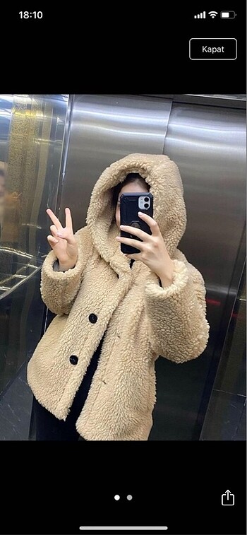 Marka temsilidir? peluş mont oversize açıklamayı okuyun