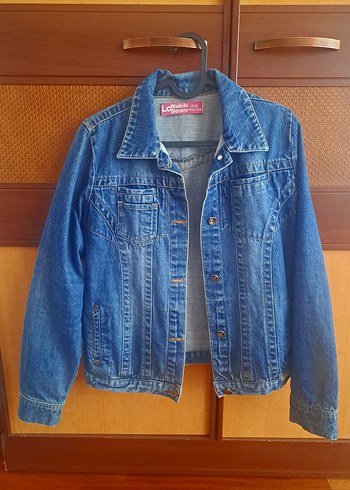 LCW Düğmeli Mavi Kadın Denim Ceket