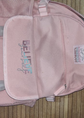 Pastel Pembe Çocuk Okul Çantası