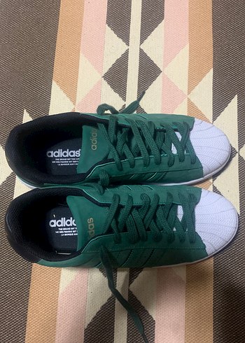 Erkek Yeşil Adidas Bağcıklı Spor Ayakkabı - Görsel 2