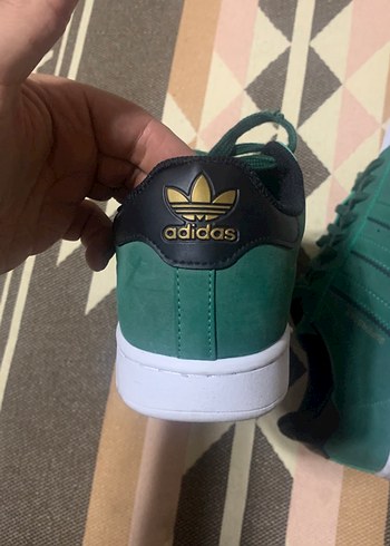 Erkek Yeşil Adidas Bağcıklı Spor Ayakkabı - Görsel 4