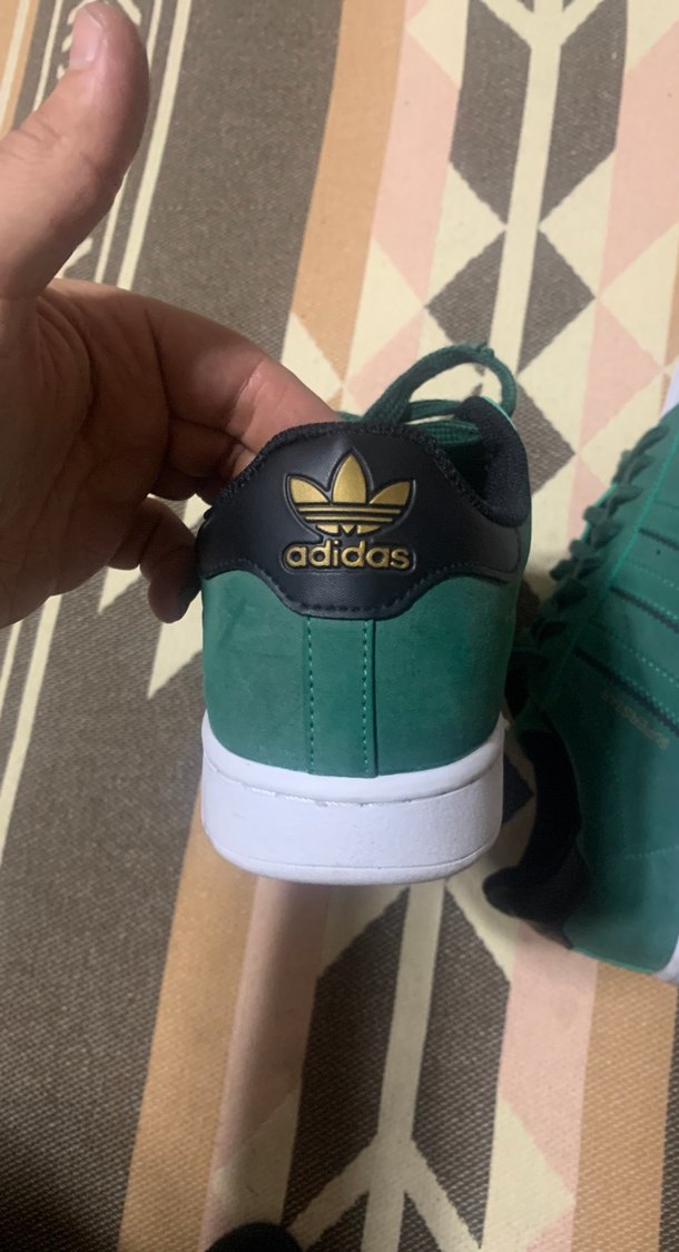 Erkek Yeşil Adidas Bağcıklı Spor Ayakkabı - Görsel 4