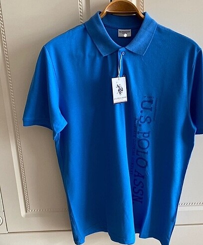 US POLO Erkek Polo Tişört L beden en 52 boy 72