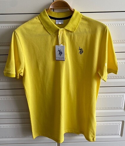 US POLO Erkek Polo yaka tişört XL beden en. 58 boy 72