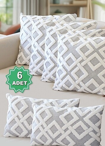6 ADET (4KARE+2DİKDORTGEN) KIRLENT KILIFI 