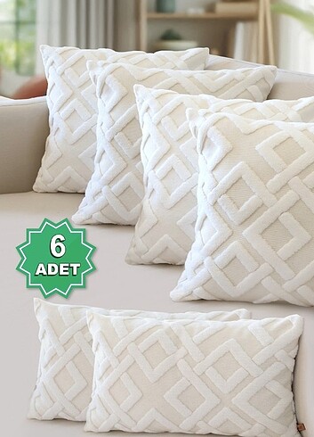 6 ADET 4KARE 2DİKDÖRTGEN KIRLENT KILIFI 