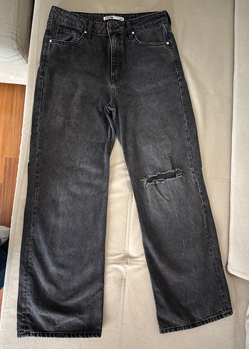 Mavi jeans Gri Yırtık Detaylı Kadın Denim Pantolon
