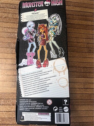 Beden Monster High Toralei