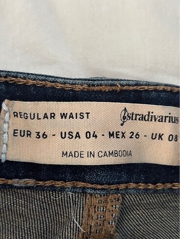 36 Beden Stradivarius jeans/kot pantolon