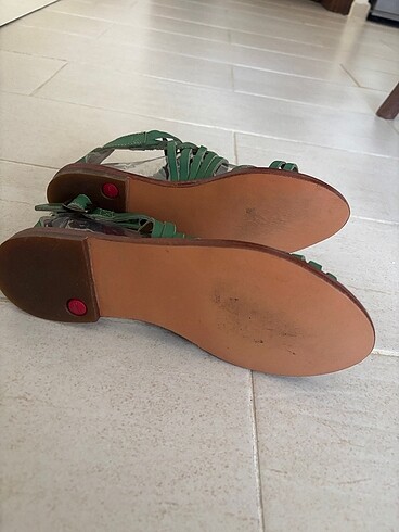 37 Beden yeşil Renk Camper Sandalet