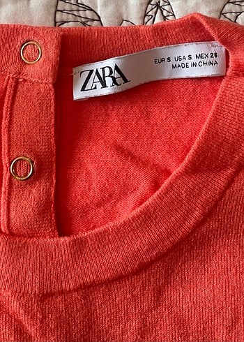 ZARA Örme Kolsuz Yüksek Yaka Kadın Atlet - Görsel 3