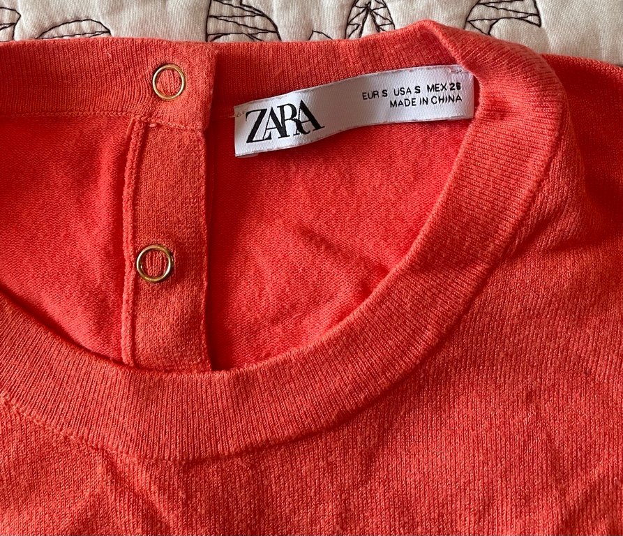 ZARA Örme Kolsuz Yüksek Yaka Kadın Atlet - Görsel 3