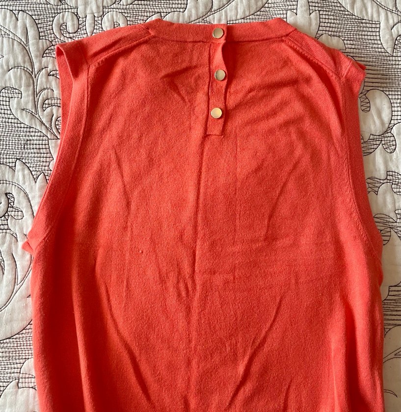 ZARA Örme Kolsuz Yüksek Yaka Kadın Atlet - Görsel 4