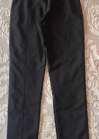 Siyah Deri Biker Kadın Pantolon - Görsel 3