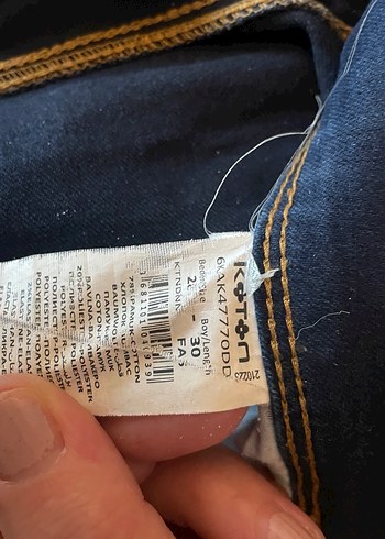 Koyu mavi denim - Görsel 3