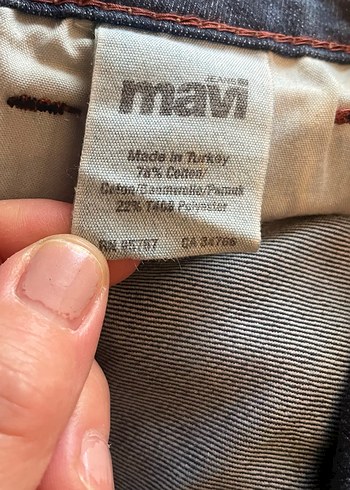 Kadın Mavi Bol Kesim Midi Kot Pantolon - Görsel 2