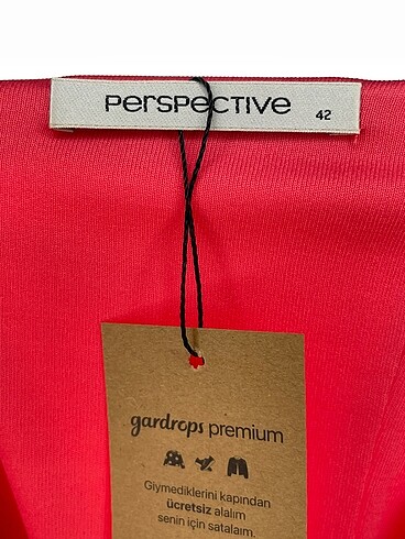 42 Beden çeşitli Renk Perspective Kısa Elbise %70 İndirimli.