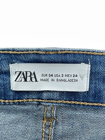 34 Beden mavi Renk Zara Jean / Kot Şort %70 İndirimli.