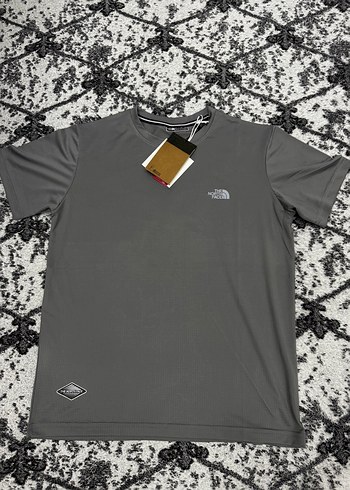 Gri Kısa Kollu The North Face Tişört
