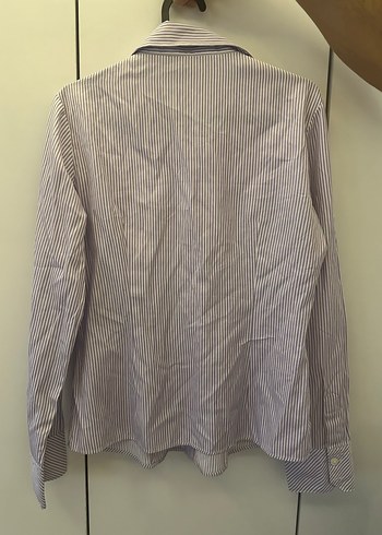 s Beden Pierre Cardin Çizgili Uzun Kollu Kadın Gömlek