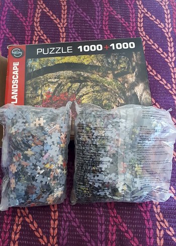 Beden Renk Renkli 2000 Parça Manzara Puzzle