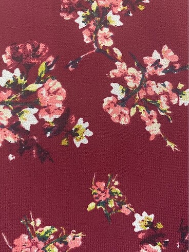 36 Beden bordo Renk H&M Divided Elbise