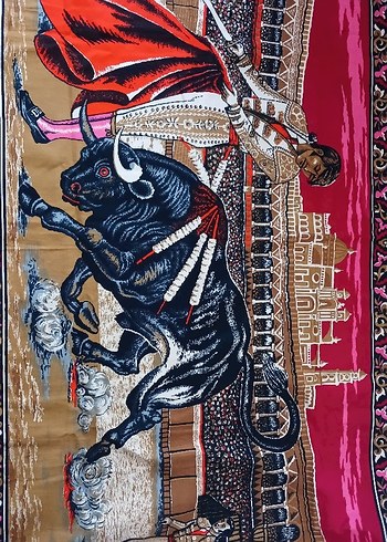 Bohem Çok Renkli Desenli Halı