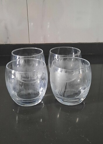 4 adet su meşrubat bardağı