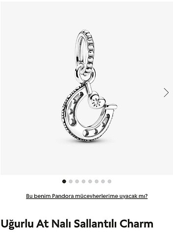 Pandora ORJİANL PANDORA AT NALI ŞANS CHARM