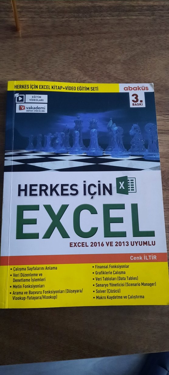 Herkes İçin Excel Kitap + Video Eğitim Seti - Görsel 2